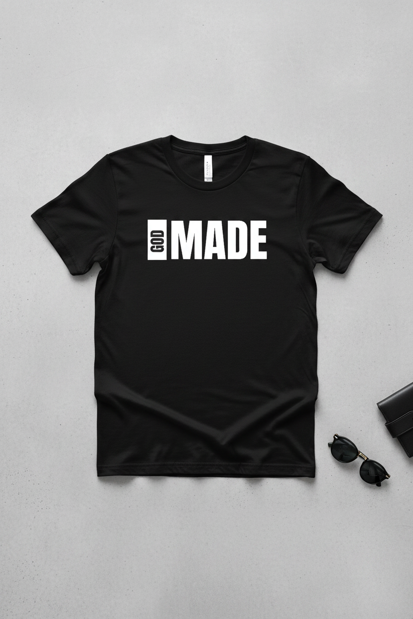 GOD black t-shirt