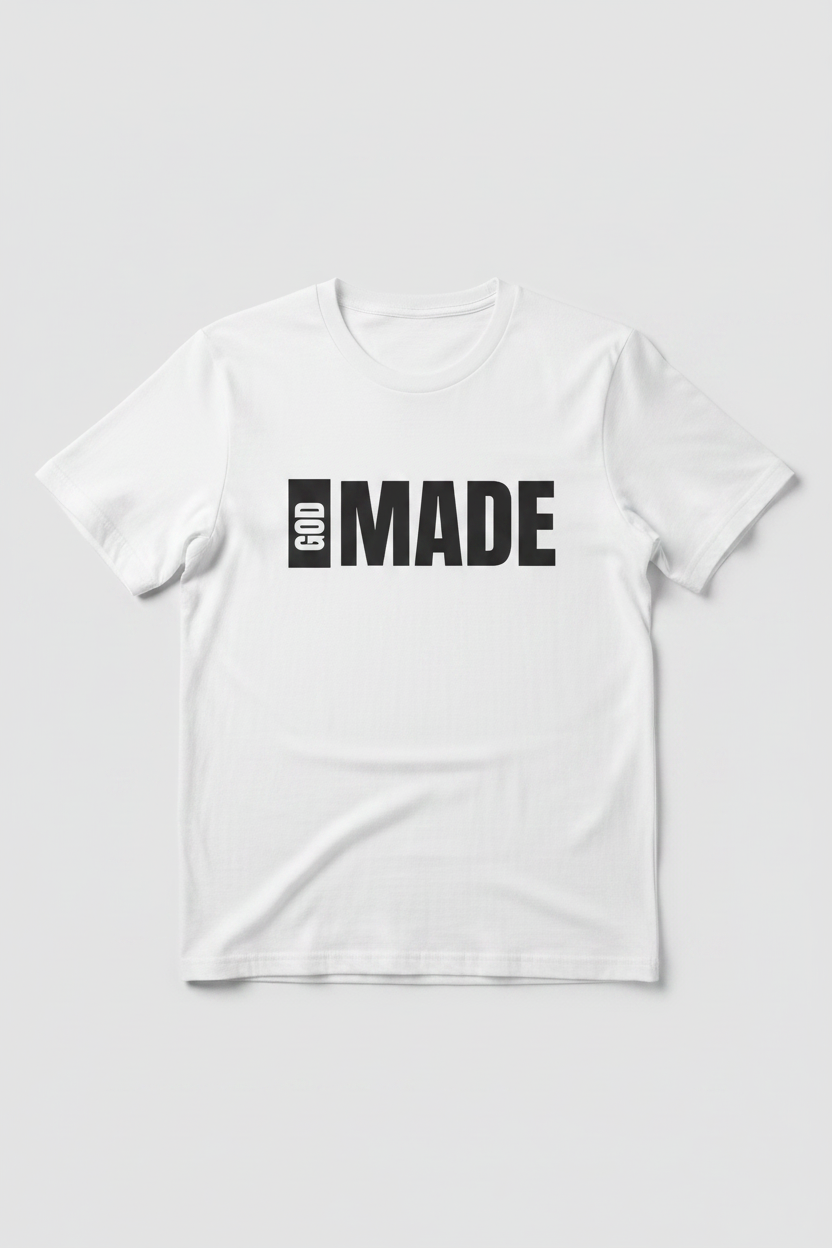 GOD white t-shirt