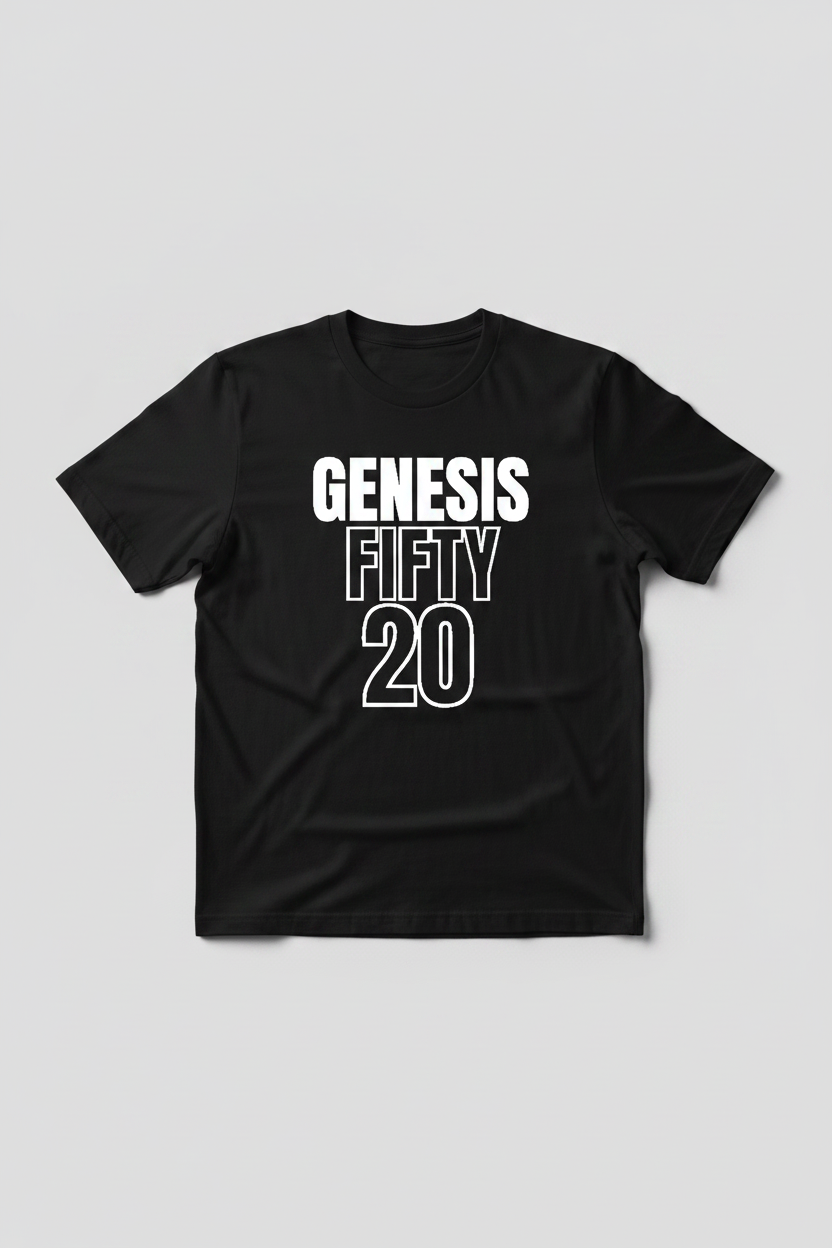 Genesis 50:20 black t-shirt white letters