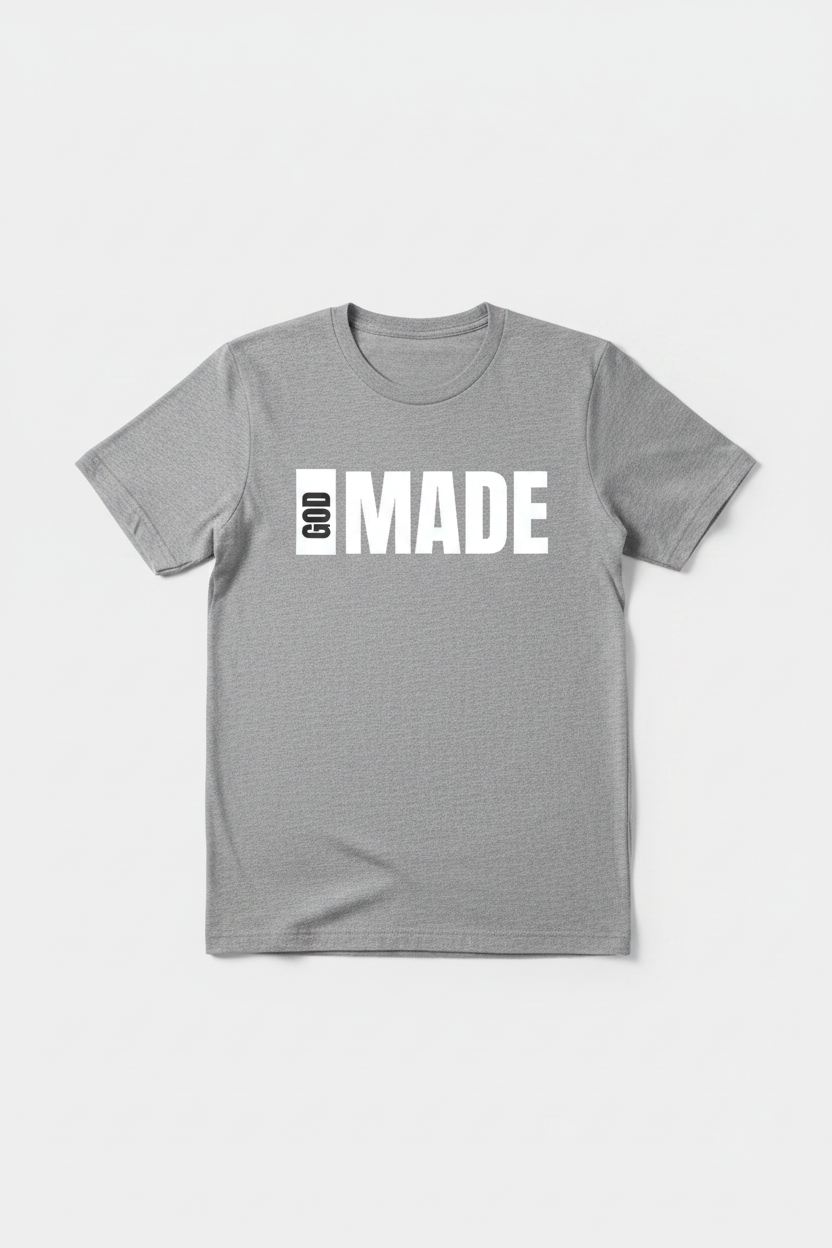 GOD heather gray t-shirt